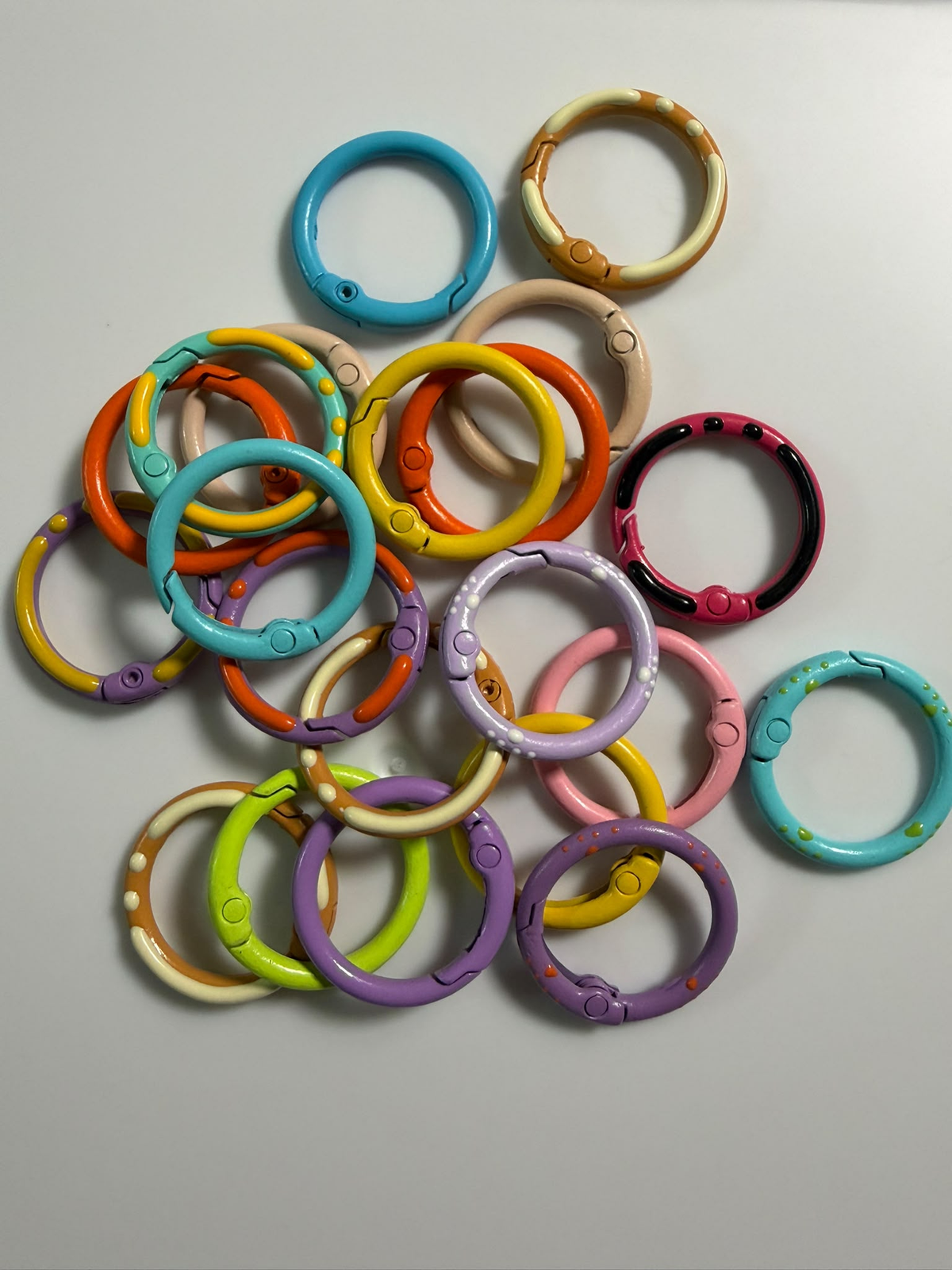Alloy Q Rings 10 PCS