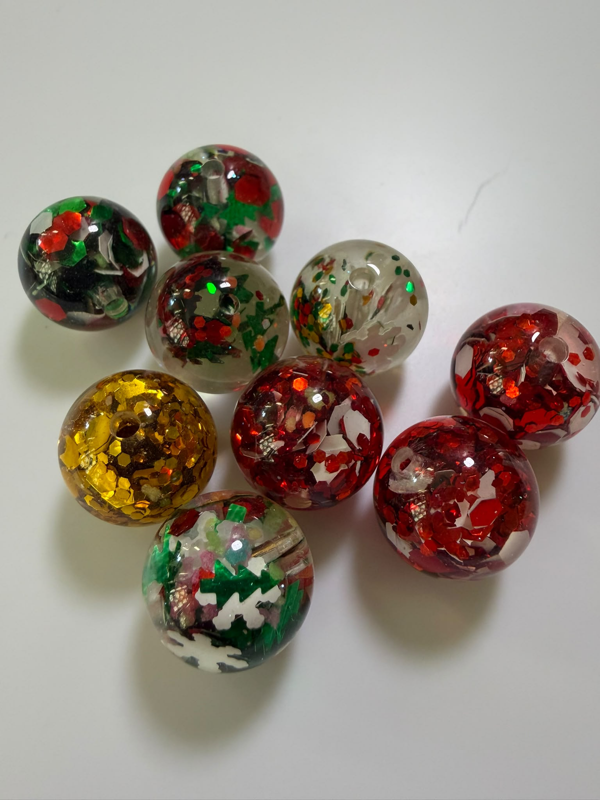 16MM Christmas Colour Chunky Glitter (10 PCS)