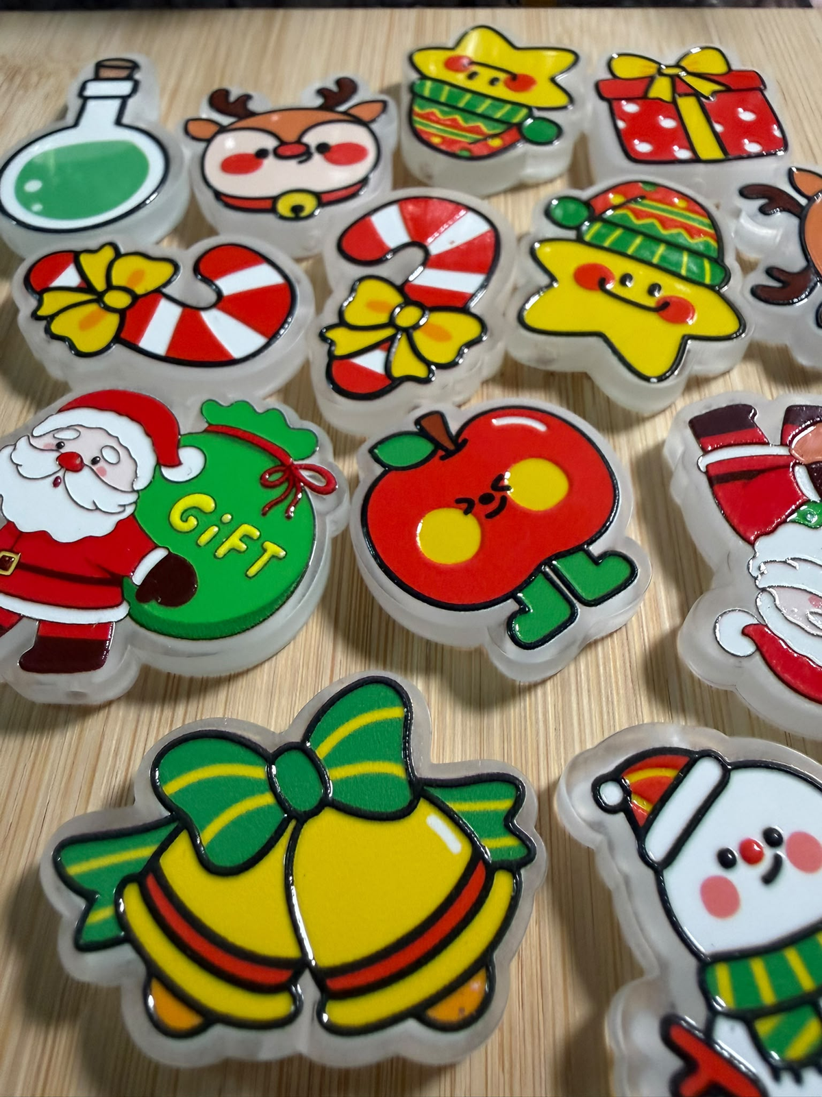 Christmas Focal Beads 10 PCS