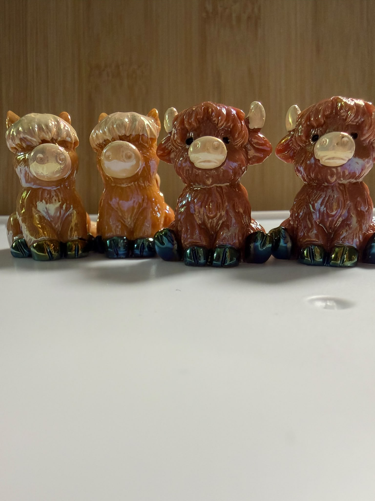 Highland Cow Focal Beads 5 PCS