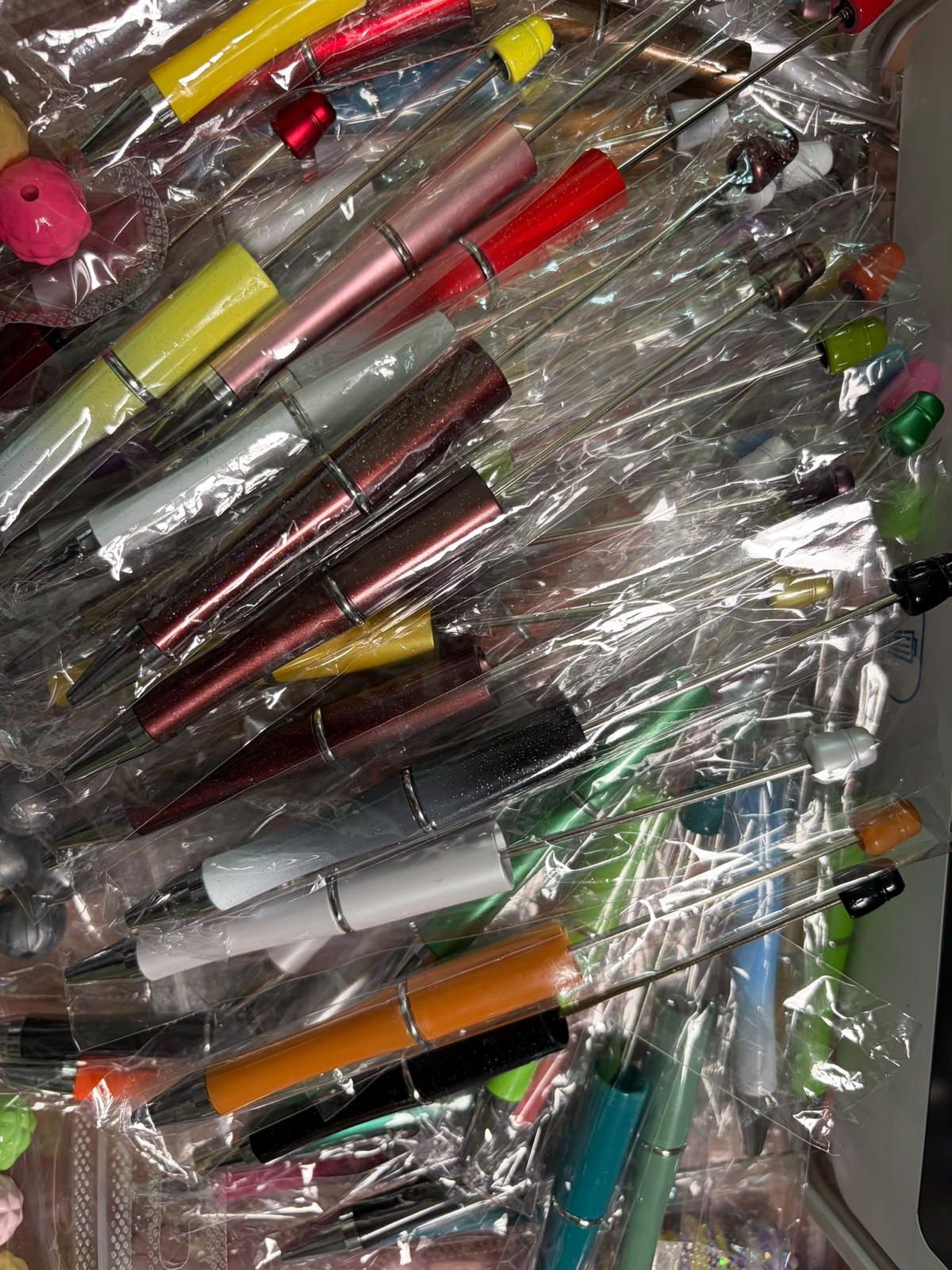 Random Beadable Pen — 10 PCS